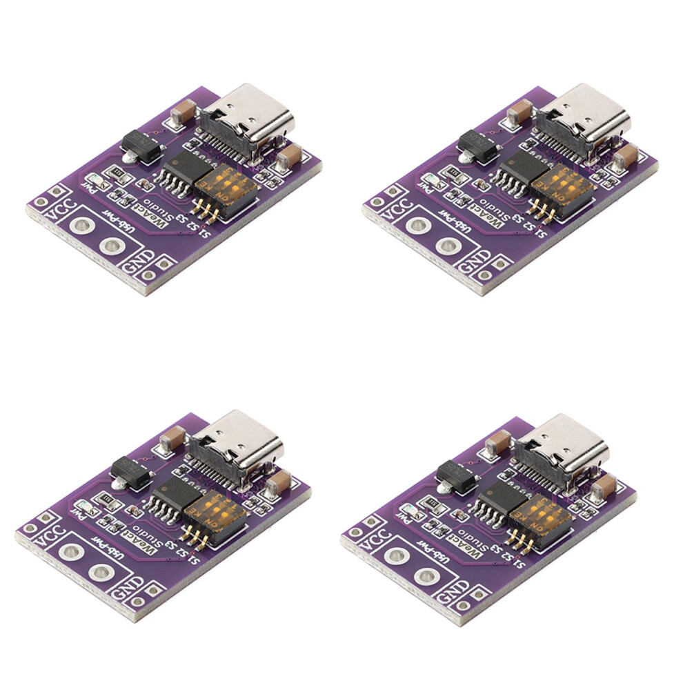 4Pcs Usb Pd Trigger Module Fast Charge Decoy Board 5V20v Fixed Voltage Output Pd3.0 Qc3.0 9053599117773