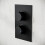 NES Home Concealed Thermostatic Rainfall Shower Set Black 9