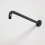 NES Home Concealed Thermostatic Rainfall Shower Set Black 14