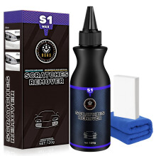 Car Scratch Remover and Paint Kit with Buffer Pad, NonToxic Formula, Scratch Finish