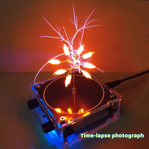 Mini Coil Bluetooth Speaker with Plasma Arc Effects, Wireless Desktop SSTC SS14 2