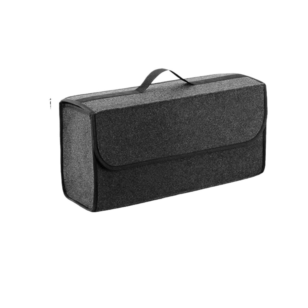 Large Capacity Foldable Felt Car Trunk Organizer With Lid And Carry Handle 50X17x24cm 9044945378801
