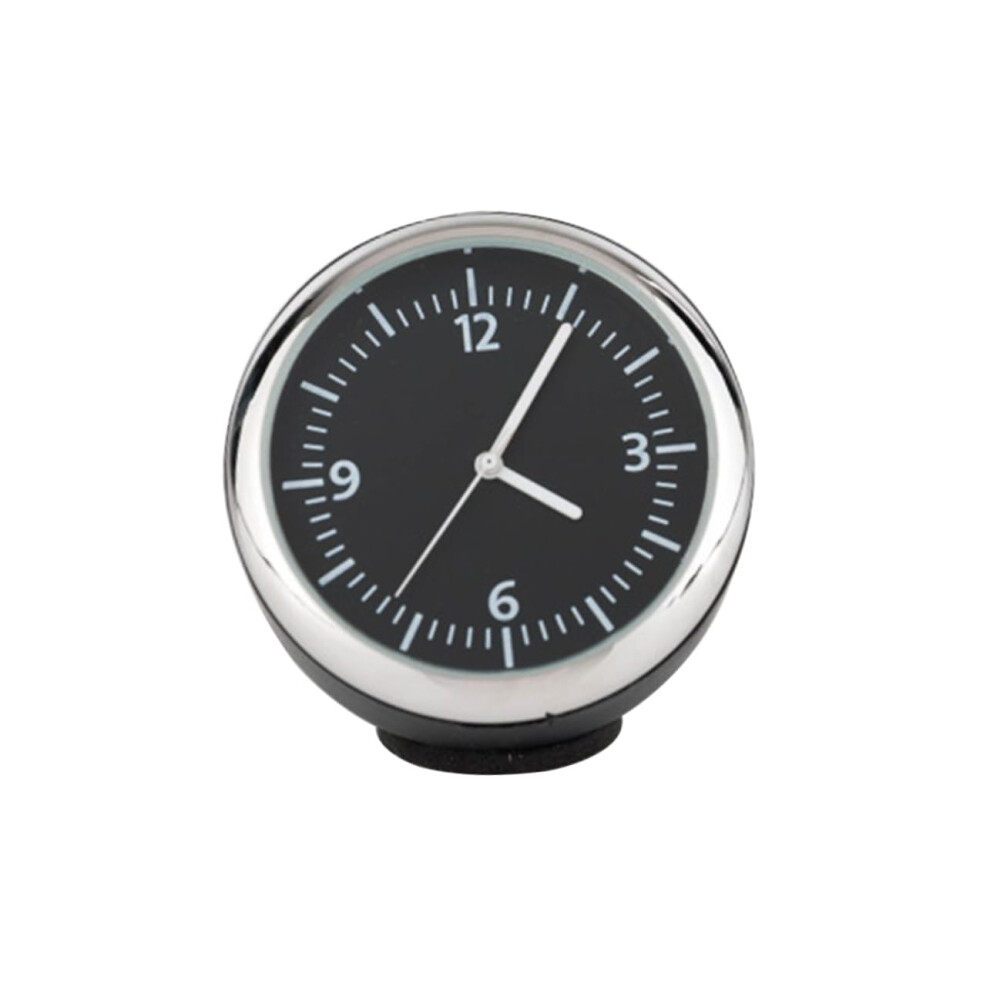 Luminous Car Dashboard Clock With Thermometer And Hygrometer, Adhesive Mount For Vehicle Interior 9455672790734
