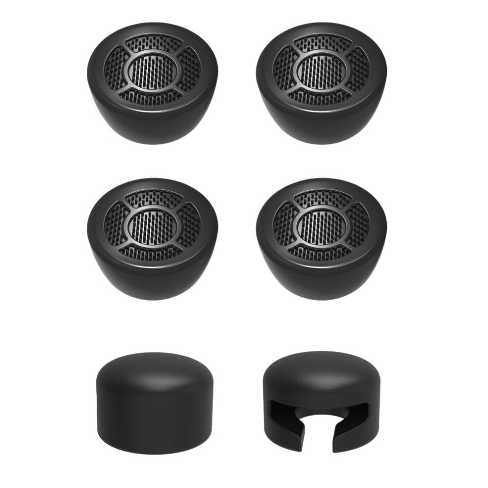 Joystick Cover With Height Boost And Comfort Grip For Playstation Portal And Ps5 Controller Black 9070919939297