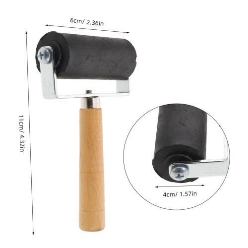 Ink Roller for Printmaking with Durable Rubber Design and Smooth Rolling Action for Scrapbooking 1
