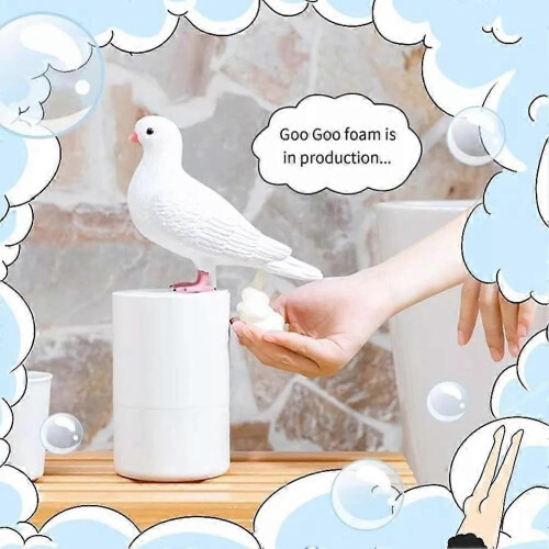 (Grey) Pigeon Automatic Induction Foam Hand Washer,Pigeon Soap Dispenser 1