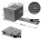 (a complete set) Caravan Plate Holder, Camping Dinnerware Storage Felt Bag with Side Handle, for Motorhome Cupboard Glass Mug Tableware Storage 2