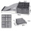 (a complete set) Caravan Plate Holder, Camping Dinnerware Storage Felt Bag with Side Handle, for Motorhome Cupboard Glass Mug Tableware Storage 3