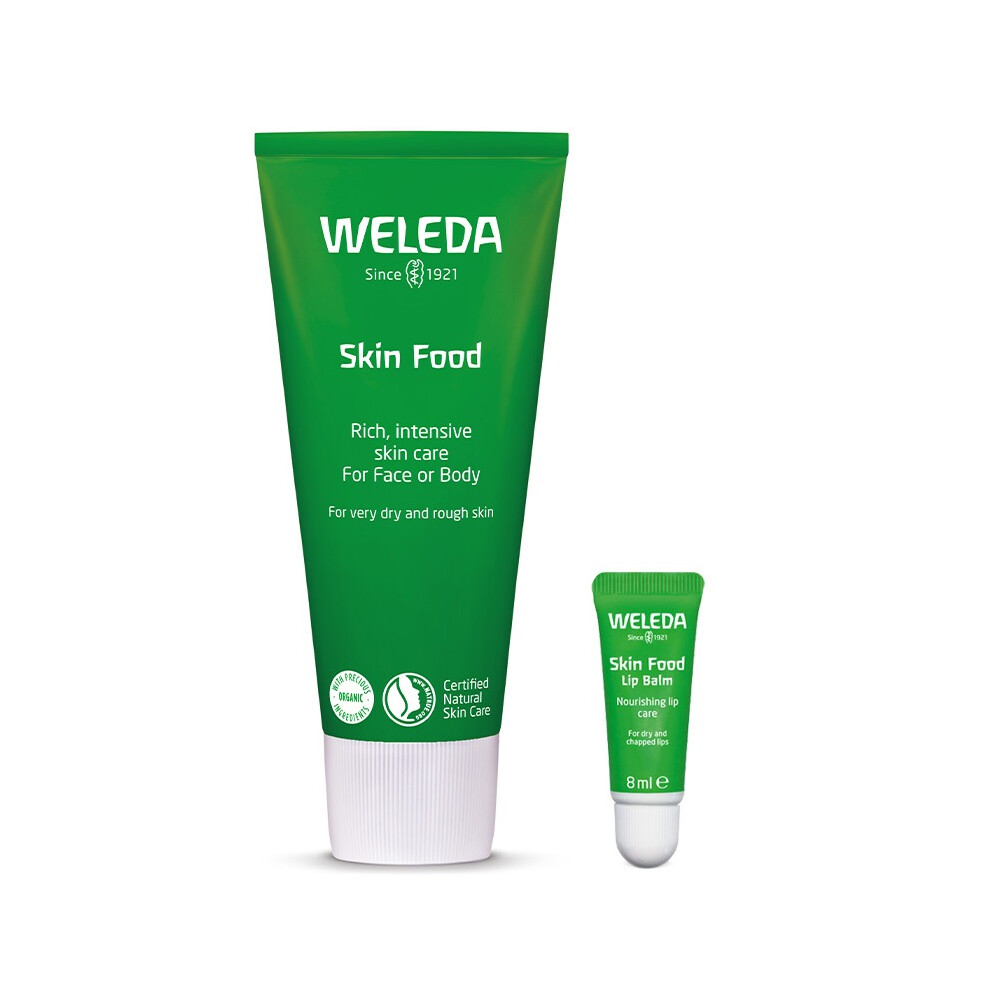 Weleda Skin Food 75Ml And Skin Food Lip Balm 8Ml Duo