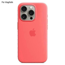 (Deep Pink) For iPhone 14 Pro MagSafe Compatible Shockproof Liquid Silicone Protective Case with Enhanced Grip and Drop Protection