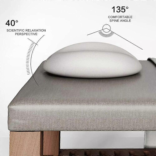 (Foam core blue)Massage Face Cradle Cushion, Massage Head Rest for Bed, Face Down Cushion 2