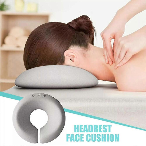 (Foam core blue)Massage Face Cradle Cushion, Massage Head Rest for Bed, Face Down Cushion 1