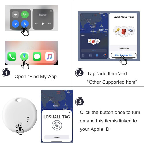 Bluetooth Tracker with Find My, Precise Tracking for Luggage, Keys, and Backpacks 1