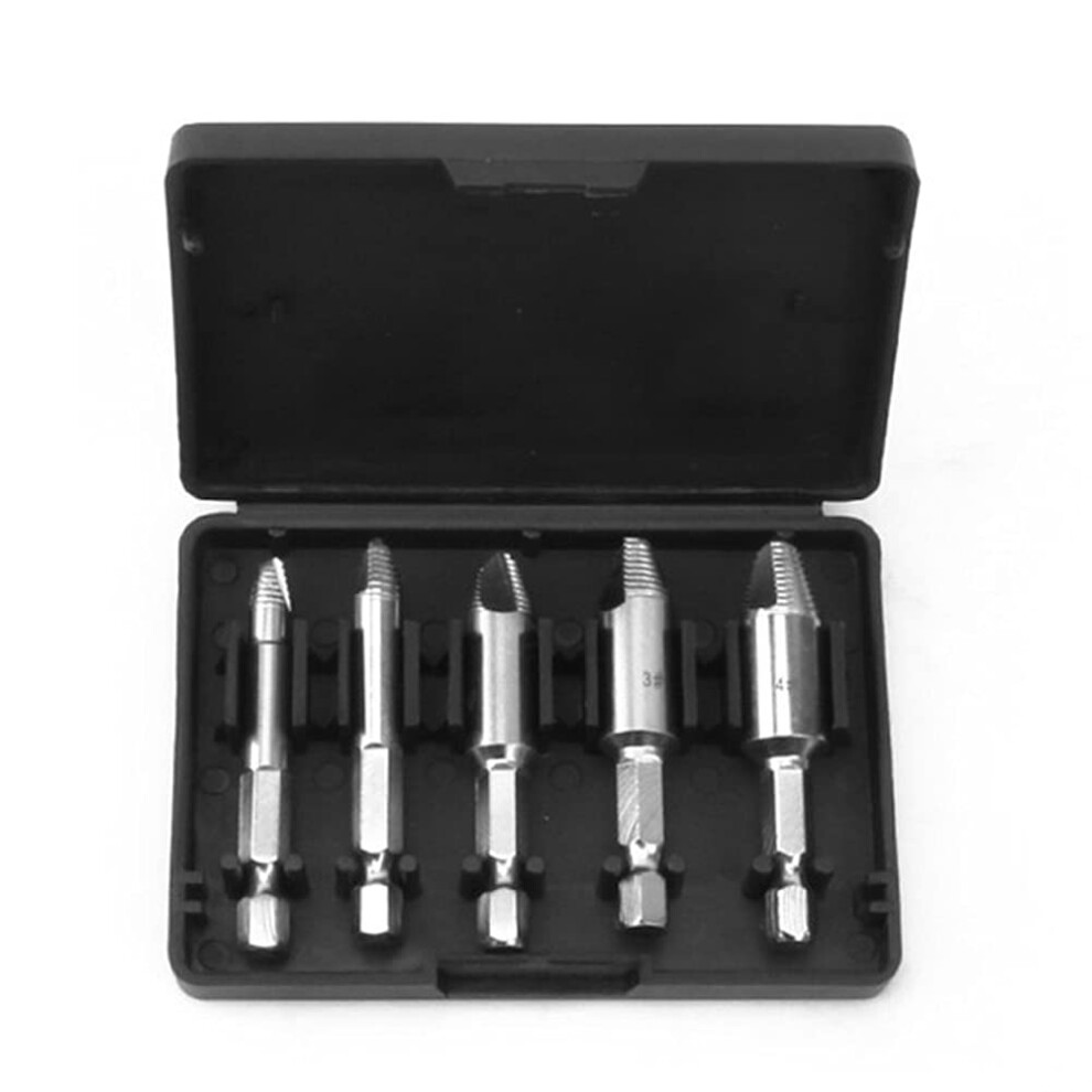 Broken Screw Extractor Set Hss For Pneumatic Hand Drill With Box 9044945384413
