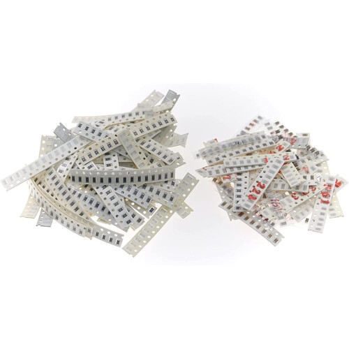 Capacitor Kit 1206 50Value Resistor  40Value Capacitor Kit Set  Chip Capacitor with Fixed Resistor Package Capacitors Components