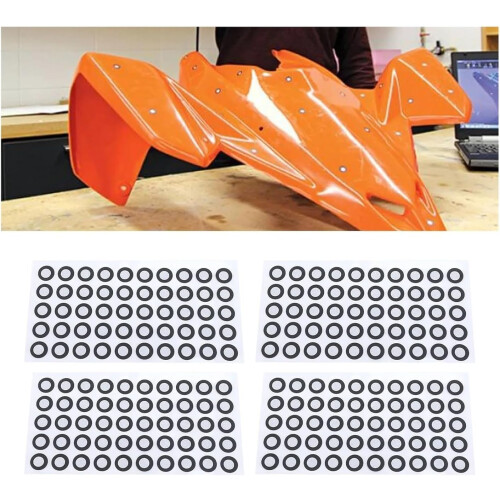 3DScanMarker, 3D Scanner Marker, Inner 6 Outer 10 3DScanMarker Reference 10 Sheets Point Diffuse Reflection Marker 3DScan Tracking Points Ref: 5220 1