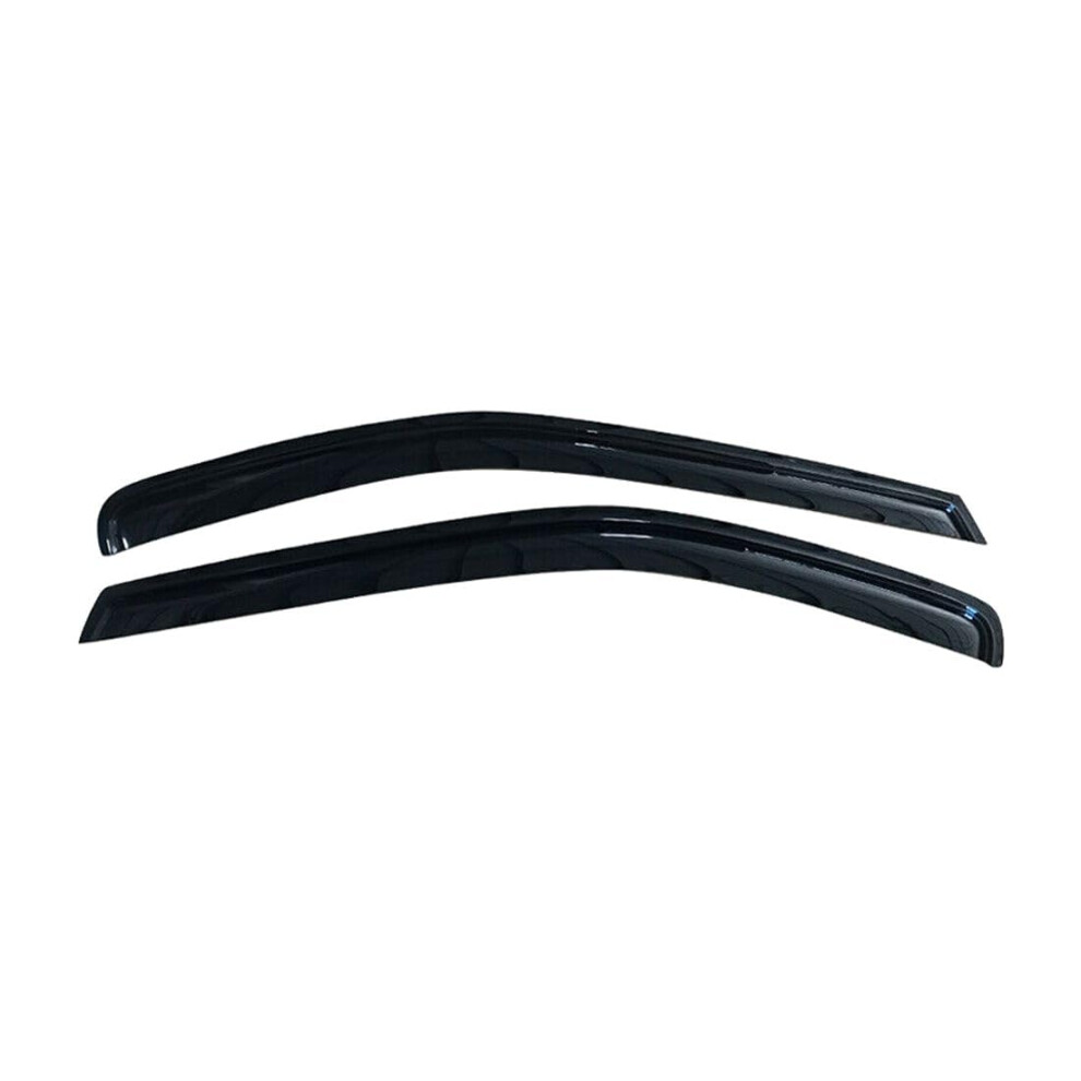 Smoke Tinted Acrylic Window Visors Rain Guard Deflectors 2Pcs Left Right Weather Protection 9053599119821