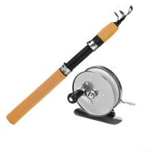 Ice Fishing Rod Set, Telescopic with Reel, EVA Handle, Winter Gear