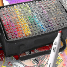 (80 colors) 12/24/30/40/60/80 Colors Alcohol Sketch Marker Pen Double Tip Art Marker Pen Set For Drawing And Coloring Underline
