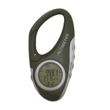 Digital Altimeter Barometer Hiking Green Abs