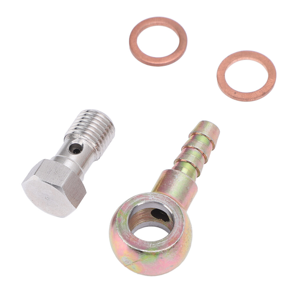 Stainless Steel 7/16X20 Unf Banjo Adapter With 8Mm Barb For Transport Systems 3301383382439