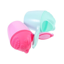 Cartoon Shampoo Cups Multifunctional Bath Water Shovels and Childfriendly Hair Washing Aid for Pleasant Bath Depth Pack of 2