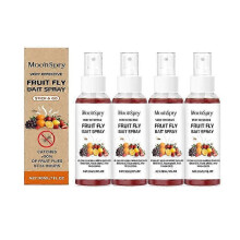 (4PCS)1-5x Spray For Fruit Fly 30ml Kitchen Fruit Fly Spray For Gnats Natural Solution Long-Lasting Attractant Traps For Countertop Sink