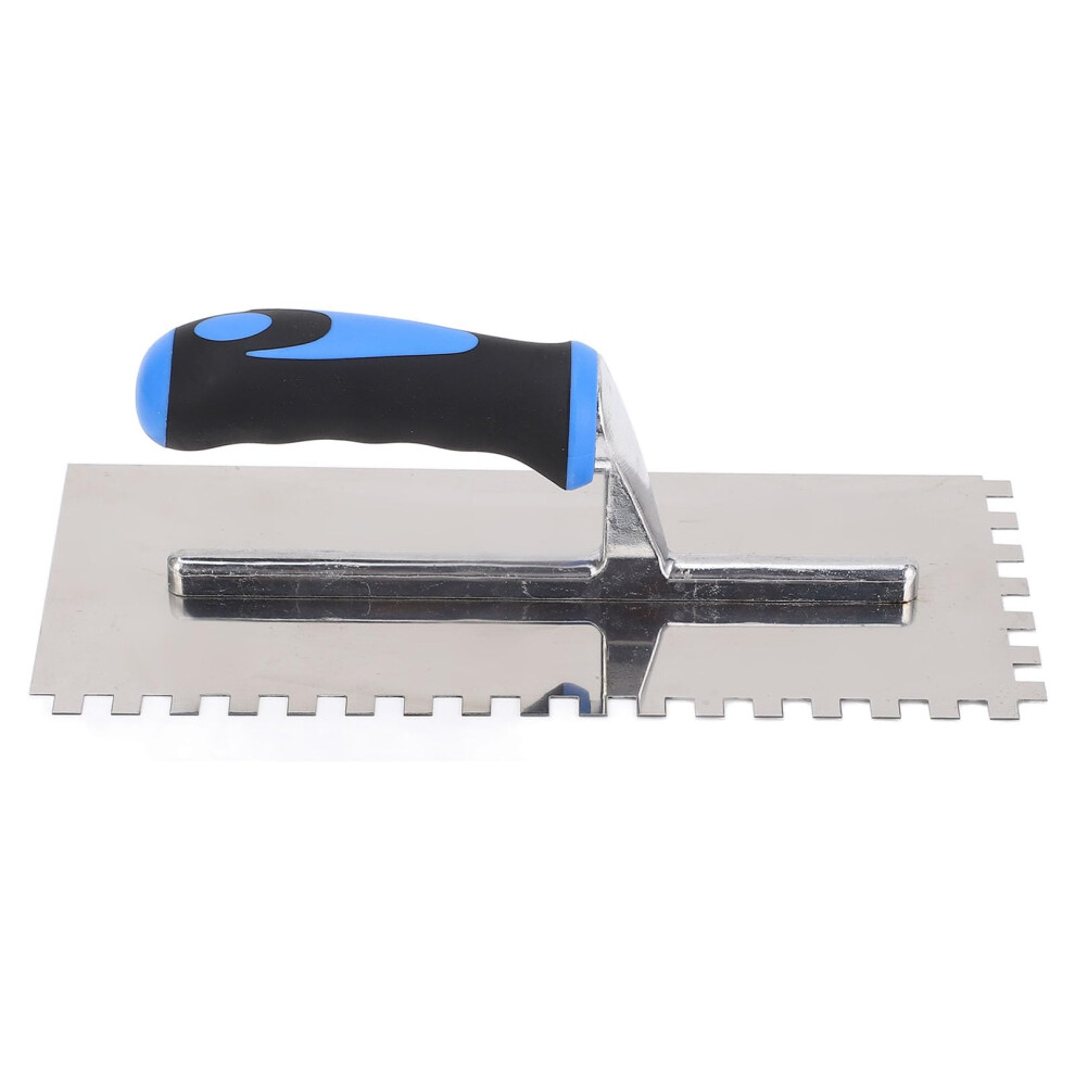 8Mm Square Notch Tile Trowel Stainless Steel With Ergonomic Rubber Grip For Flooring 9455672794022