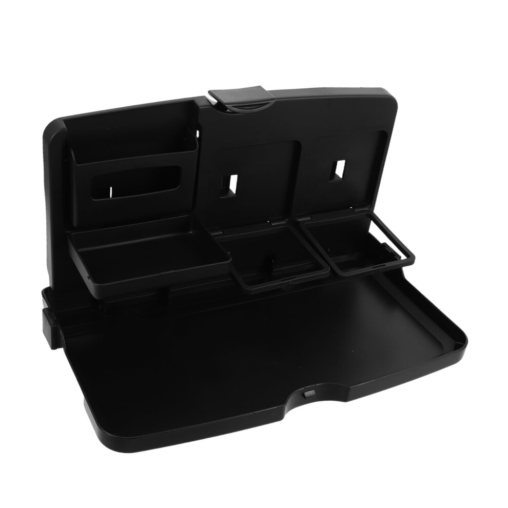 Foldable Car Backseat Tray Table With Cup Holder For Laptop Meals And Drinks Adjustable Organizer 9053599121497