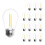 Solar String Light Bulbs Warm White 2700K E26 Solar Powered Shatterproof Outdoor LED 15 Pack 1