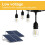 Solar String Light Bulbs Warm White 2700K E26 Solar Powered Shatterproof Outdoor LED 15 Pack 3