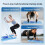 Pilates Reformer Set  Foldable Ab Roller Board for Home Workout  MultiPurpose FullBody Pilates Reformer Board  Automatic Rebound Function 4