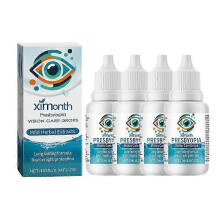 (4PCS) 1-5x Presbyopia Vision Care Drops Removal Enhance Eyesight Cataract Cure Relief Eye Pain Blurred Vision Eyeball Fatigue Eye Drops