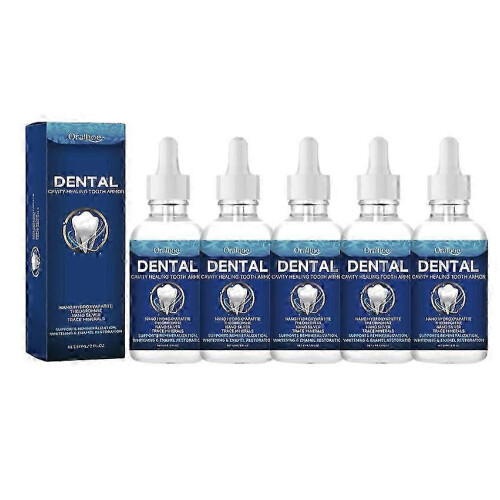 (5pcs) 1-5x Tooth care solution Dentite Cavity Healing Tooth Armor 60ml