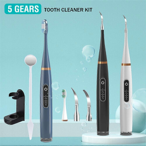 (basic model, white) Smart Sonic Electric Toothbrush Rechargeable 5-speed Ultrasound Teeth Whitening 2