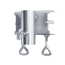 Umbrella Holder with SpaceSaving Rail Mount, Tool Balcony Clamp for Patios and Gardens