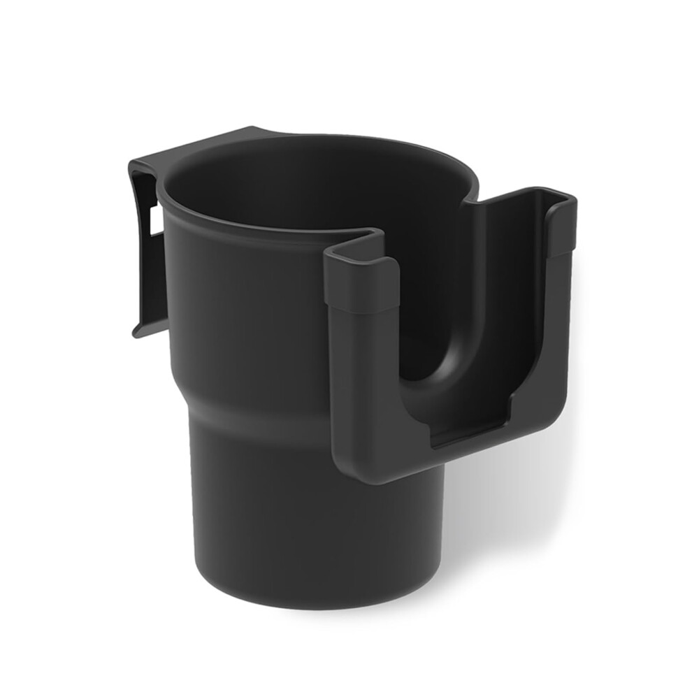 2In1 Car Cup Holder And Phone Mount, Universal Drink And Phone Organizer For Most Vehicles, Black 9455672794565