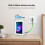 Modern 5inch Digital Display Auto Rotating Feature 1200mAh Desktop Decoration for Multiple Locations 4