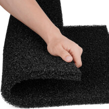 Aquarium Filter Sponge Pad 20PPI Reusable Foam Sheet for Fish Tanks and Ponds 18.5x18.5x0.8in 1 Pack