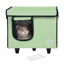 Nicho aquecido elevado - DUOKU - JUYI U7-O - Temperatura ajustável - Timer integrado - Gato pequeno