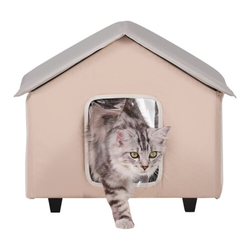 Cama calefactada elevada para gato - DUOKU - JUYI U2-O - Elevada - Plegable - Temperatura ajustable