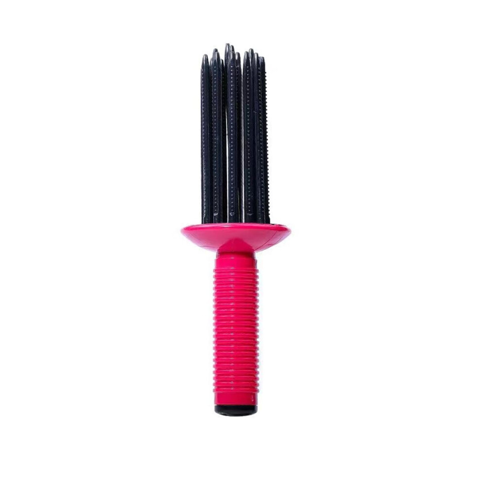 Curling Comb with OneHand Curling Design and Secure Grip Teeth for Easy Curly Hair Styling