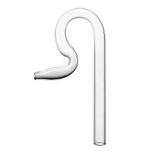 Aquarium Lily Pipe Glass Outflow 17mm for Planted Tank 16/22mm Hose Enhanced Circulation