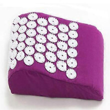 (purple) Low Back Pillow, Pillow Set for Neck Back Pain Relief and Muscle
