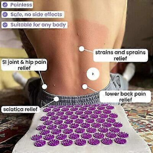 (blue) Low Back Pillow, Pillow Set for Neck Back Pain Relief and Muscle 1
