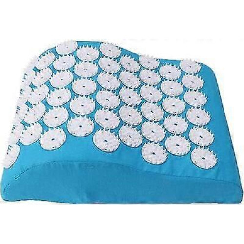 (blue) Low Back Pillow, Pillow Set for Neck Back Pain Relief and Muscle