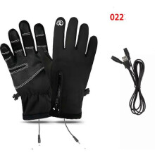 (S, 022black) Gloves Mens Waterproof,Ultimate Winter Heated Windproof Gloves