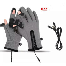 (XL,022grey A)Gloves Mens Waterproof,Ultimate Winter Heated Windproof Gloves