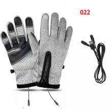 (XL,022grey)Gloves Mens Waterproof,Ultimate Winter Heated Windproof Gloves