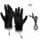 (M,045black)Gloves Mens Waterproof,Ultimate Winter Heated Windproof Gloves 1